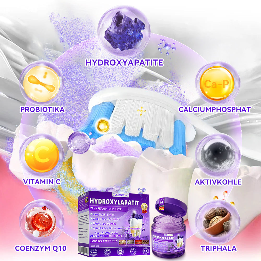 𝑫𝑜𝑟𝒎𝒐𝒓𝙣𝙖® 𝐻𝑦𝑑𝑟𝑜𝑥𝑦𝑙𝑎𝑝𝑎𝑡𝑖𝑡  𝑍𝑎ℎ𝑛𝑟𝑒𝑝𝑎𝑟𝑎𝑡𝑢𝑟𝑝𝑢𝑙𝑣𝑒𝑟🦷Behandlung von Zahnkaries, Parodontitis, Zahnempfindlichkeit und Mundkrebs🏆