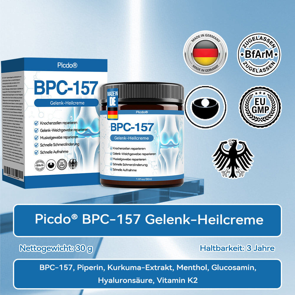 Als treuer Kunde gewähren wir Ihnen einen exklusiven Rabatt von 50%🦴𝖯𝗂𝖼𝗱𝗼® BPC-157 Gelenkheilcreme